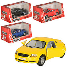 Машинка металева KT 5337 W (24шт) металл, инер, 12,5см,1:40, 16-7,5-8см