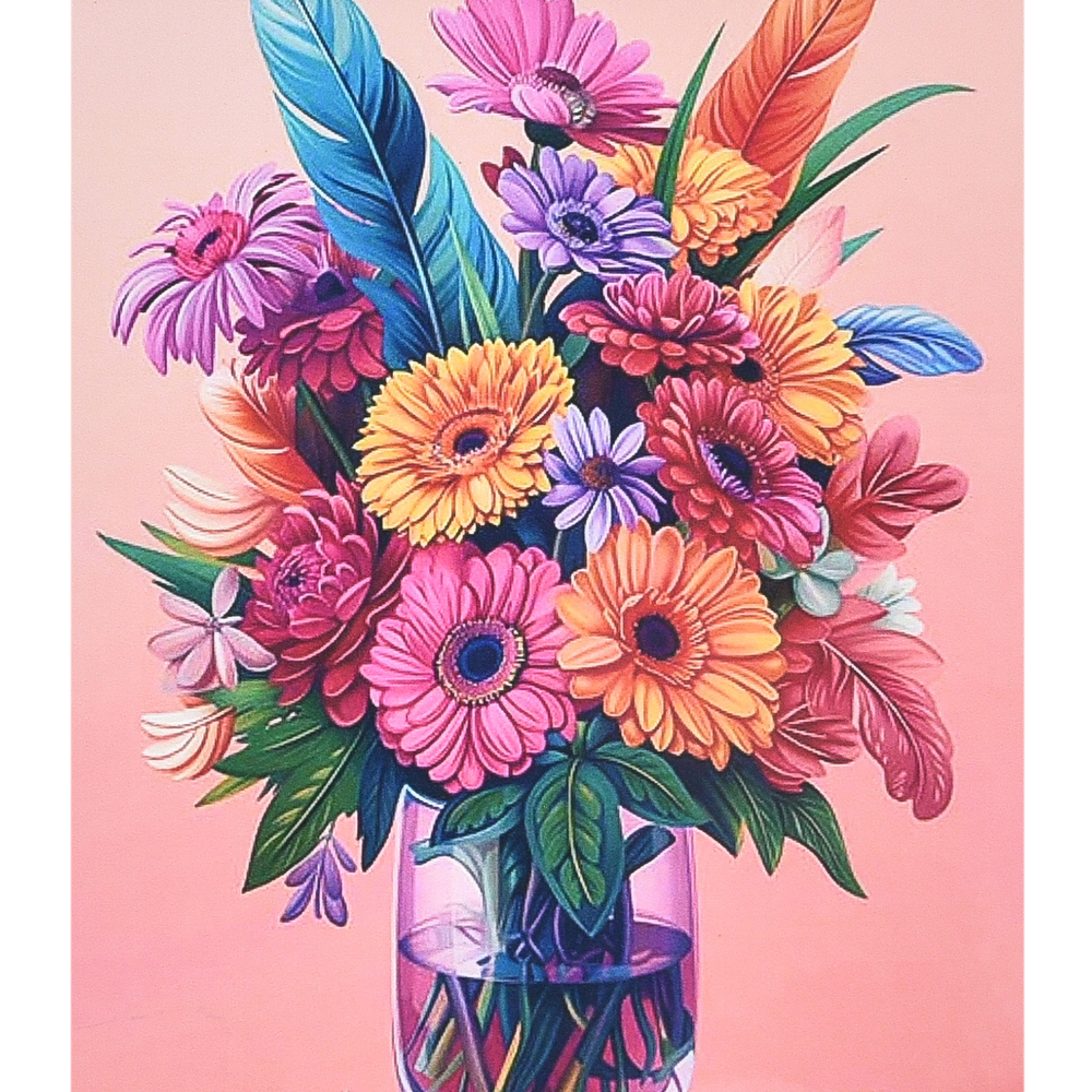 Фото, Видеообзоры алмазна мозаїка strateg преміум гармонія кольорів розміром 40х50 см (sk88296)