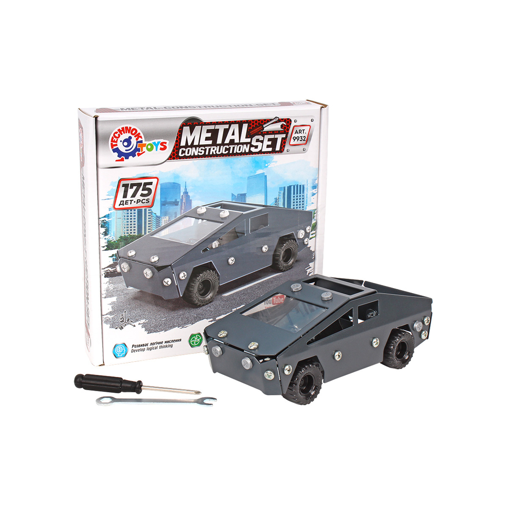 Фото, Видеообзоры іграшка "конструктор металевий технок", арт. 9932