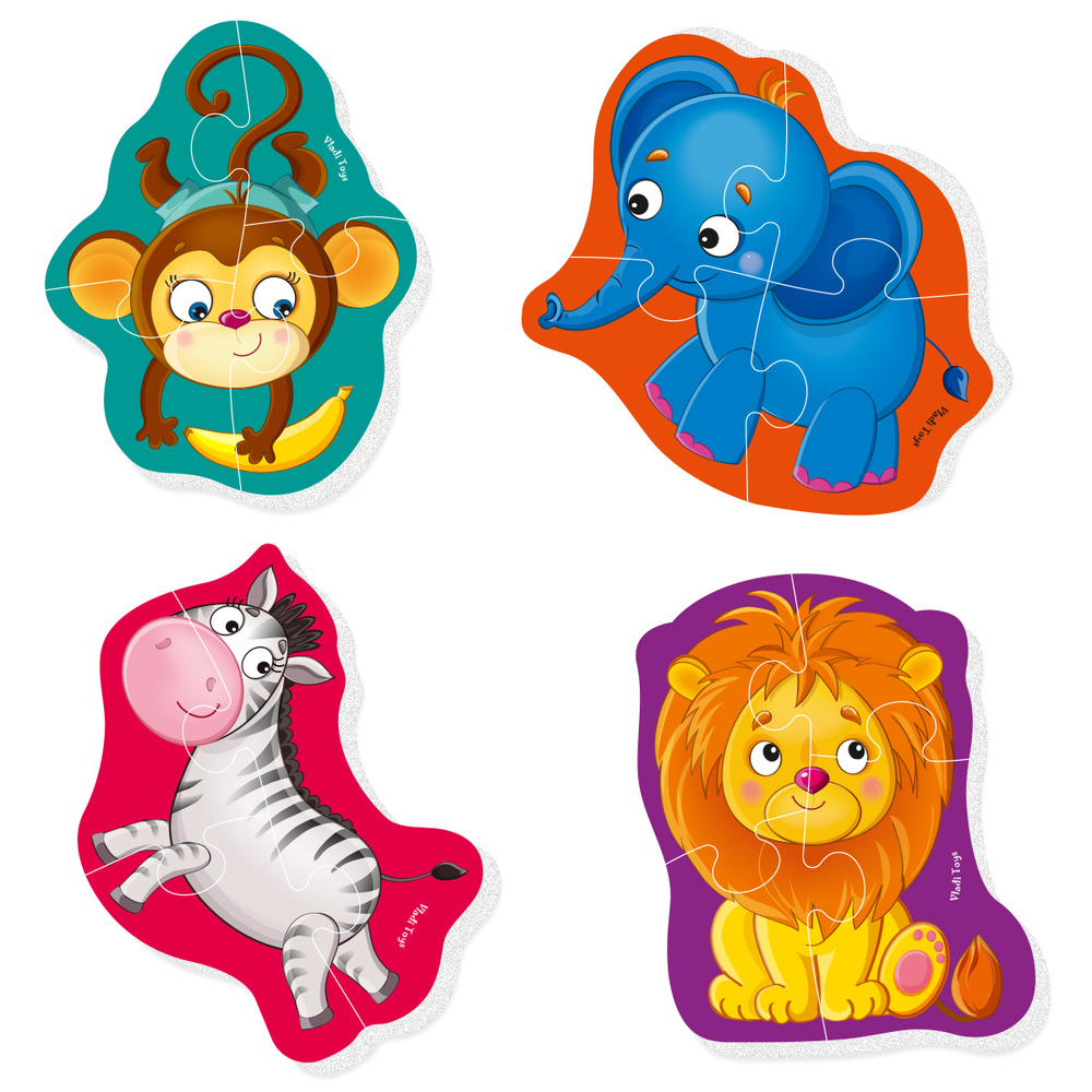 Фото, Видеообзоры бебі пазли «дитинчата. зоопарк» vt1106-88