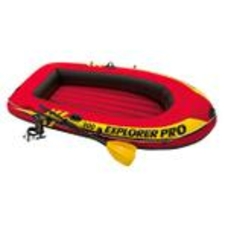 Лодка 58358 лодка трьохмістна+насос+весла 244*117*36см