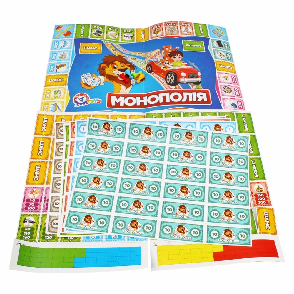 Фото, Видеообзоры настільна гра "дитяча монополія технок", арт.0755