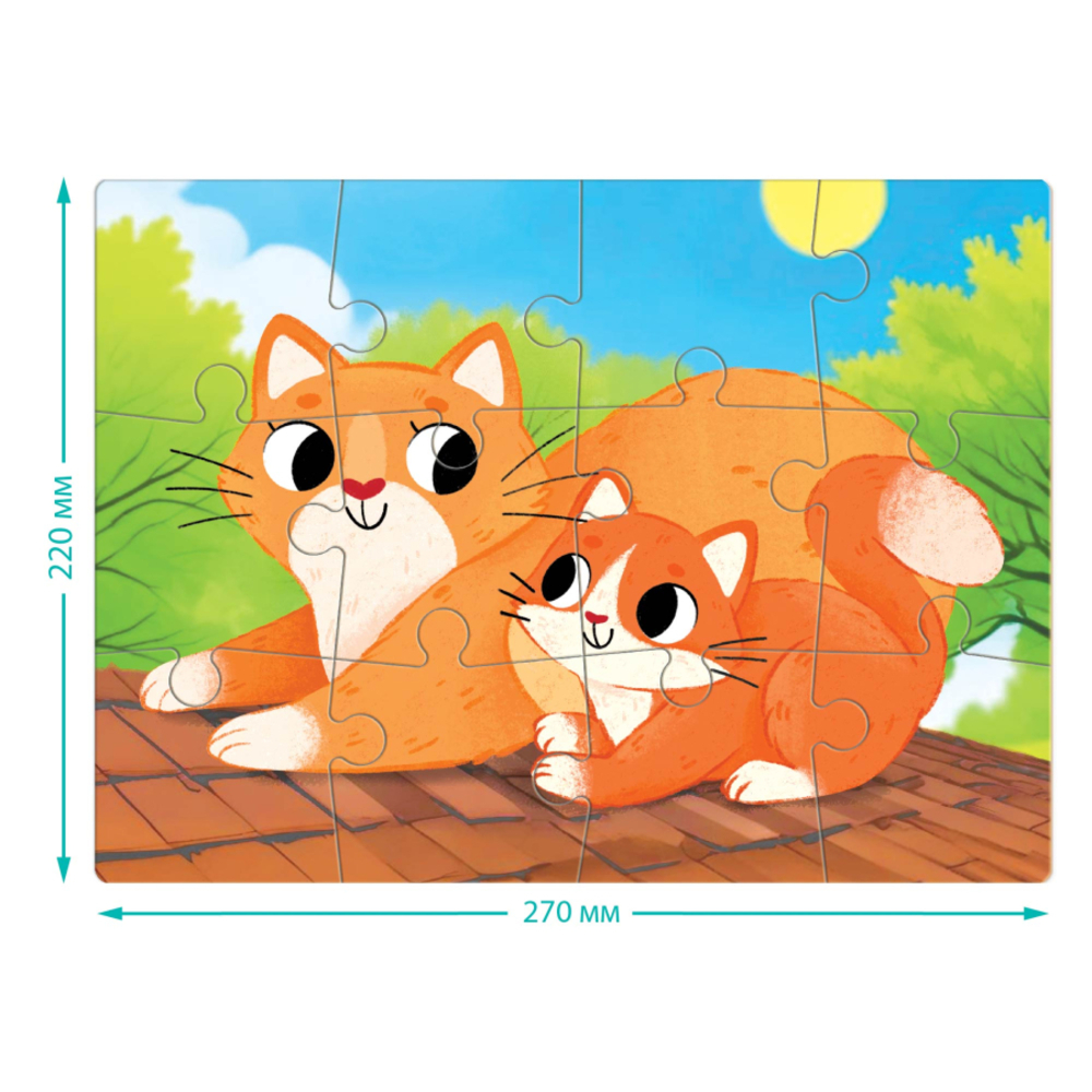 Фото, Відеоогляди пазл dodo завжди разом котики