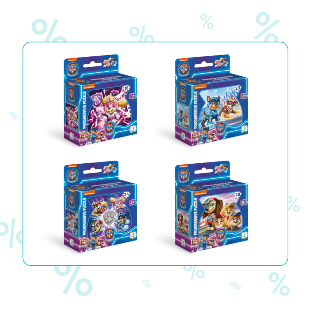 Фото, Видеообзоры набір пазлів dodo paw patrol progressive