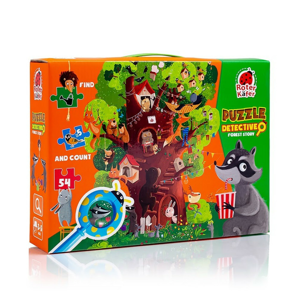 Фото, Видеообзоры гра віммельбух «пазл-детектив. лісова історія» roter kafer rk1080-04