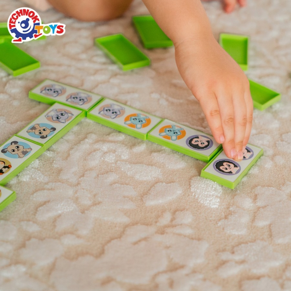 Фото, Відеоогляди доміно "зоопарк технок", арт.3305