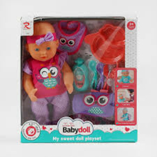 Пупс 6806 (24) п'є з пляшечки, ходить у горщик,  аксесуари, 32см, в кор