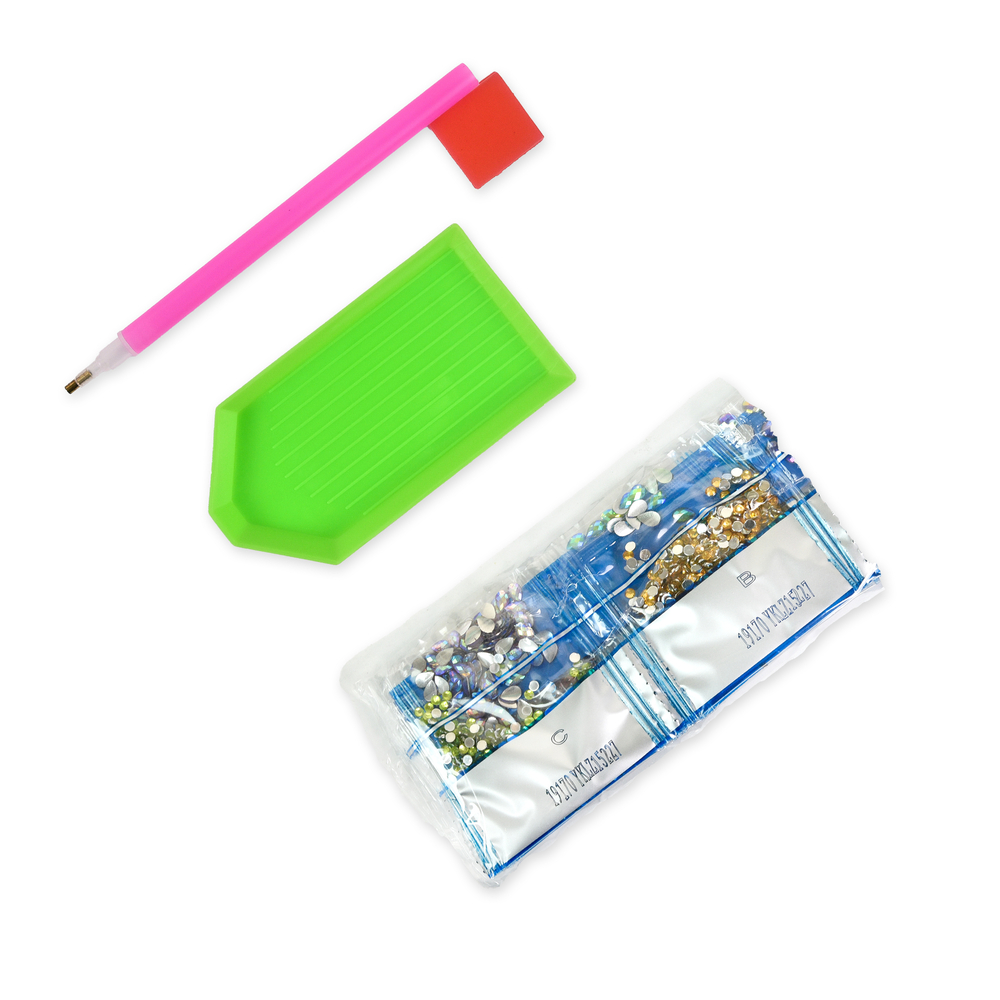 Фото, Відеоогляди алмазна мозаїка strateg преміум маленький мудрець на підставці розміром 25х25 см (yklz15282)