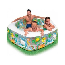 Дитячий надувний басейн Intex 56493 «Океанський Риф», 191 х 178 х 61 см