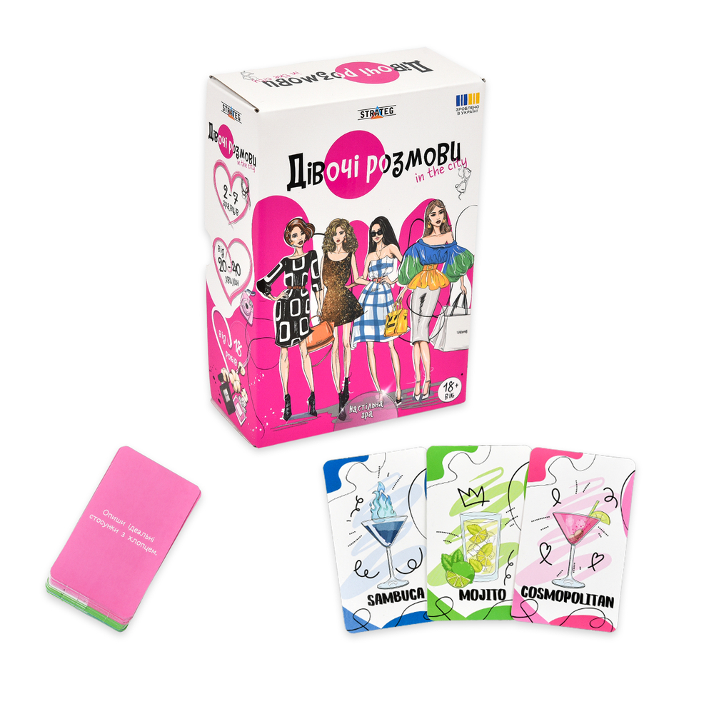Фото, Відеоогляди настільна гра "дівочі розмови" strateg  (30590)