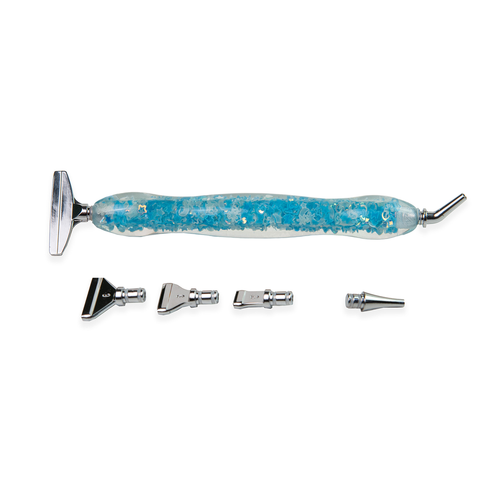 Фото, Відеоогляди стилус скляний фігури – синій (6 змінних насадок) strateg (va-10021)