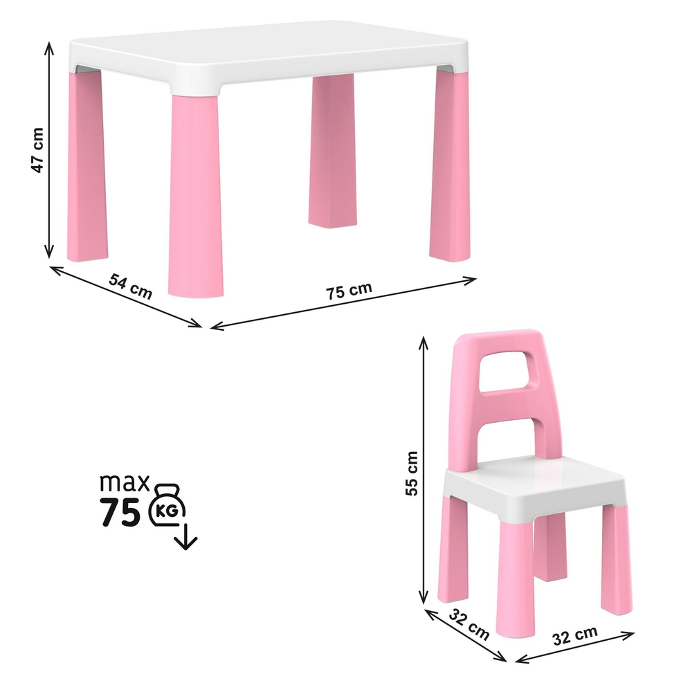 Фото, Видеообзоры дитячий стіл з двома стільцями техноk, арт.0457