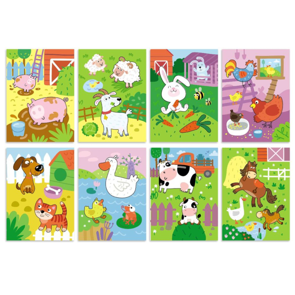 Фото, Видеообзоры набір водних розмальовок dodo ферма