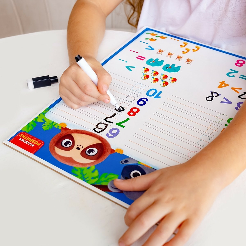 Фото, Відеоогляди дошка-тренажер «лічба та математика» vt5010-26