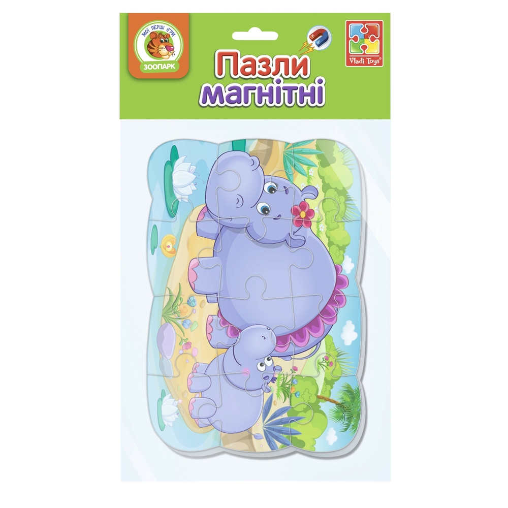 Фото, Відеоогляди магнітні пазли а5 «бегемотики» vt3205-76