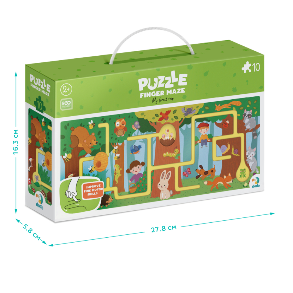 Фото, Видеообзоры пазл-лабіринт dodo моя мандрівка лісом