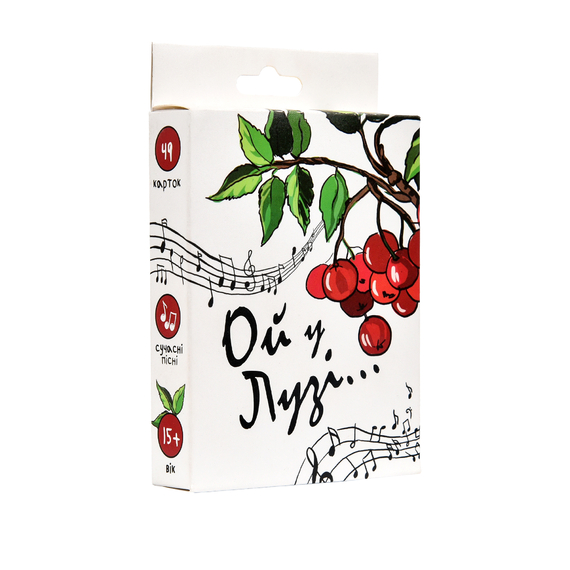 Карткова гра Strateg Ой у Лузі розважальна пісенна українською мовою (30986)