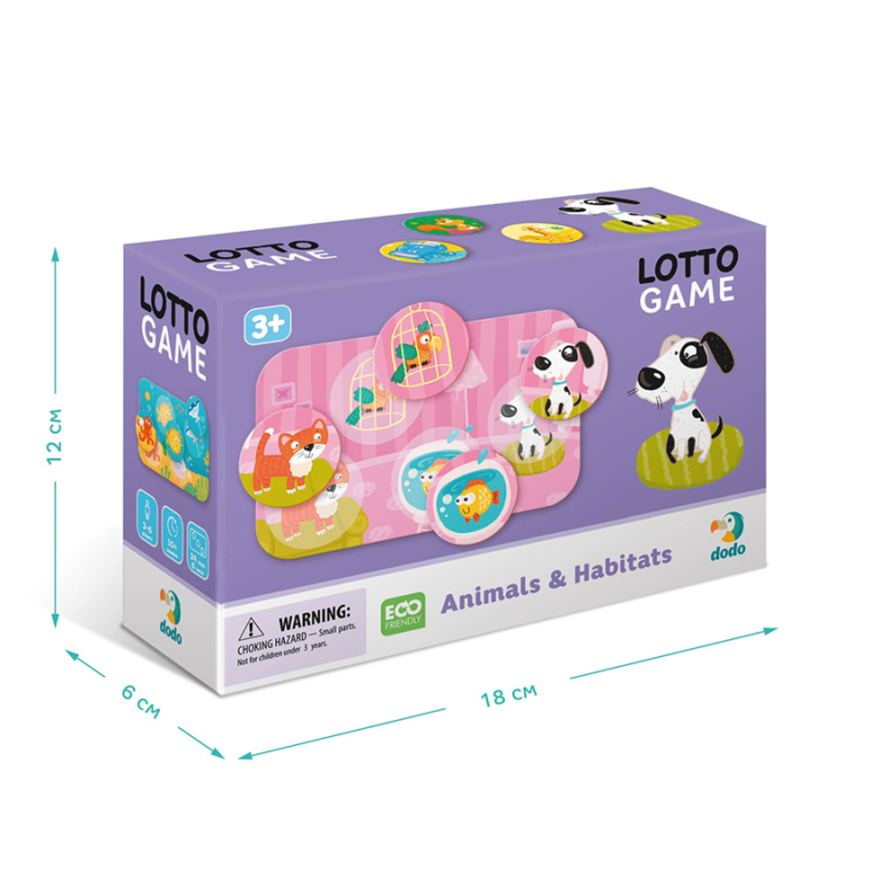 Фото, Видеообзоры настільна гра лото dodo тварини та їх середовище існування