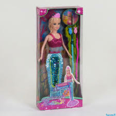 Лялька-русалка 68180 (72/2) з аксесуарами, в коробці Лялька-русалка 68180 (72/2) з аксесуарами, в коробці