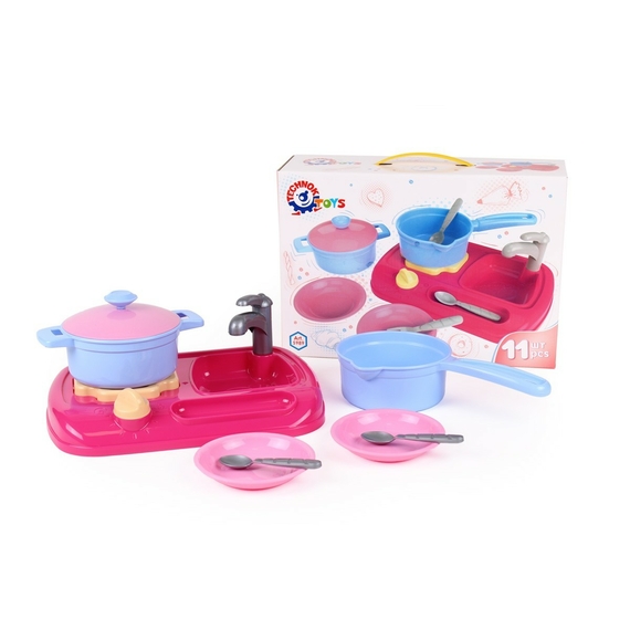 Кухня з набором посуду Технок 5989