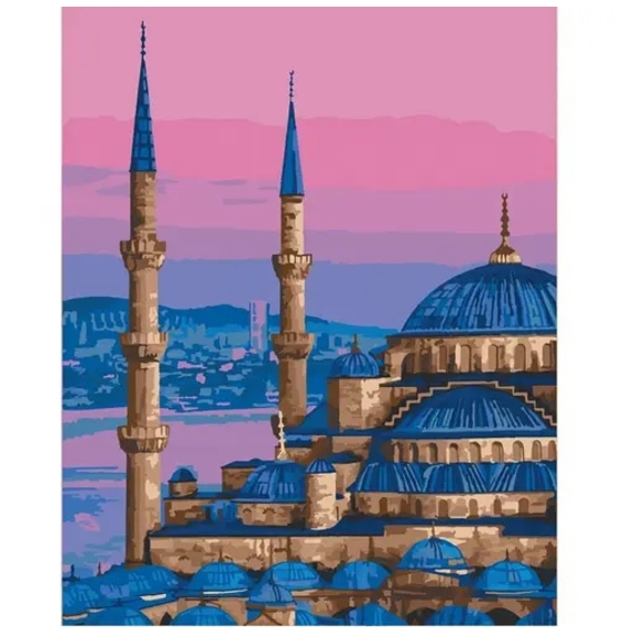 Картина за номерами "Блакитна мечеть. Стамбул" 50*40см