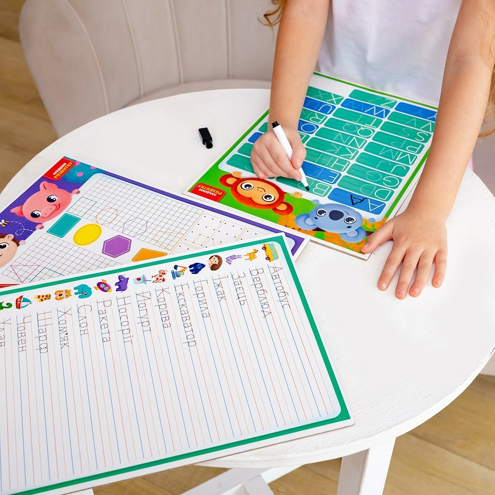 Фото, Видеообзоры дошка-тренажер «english» vt5010-28