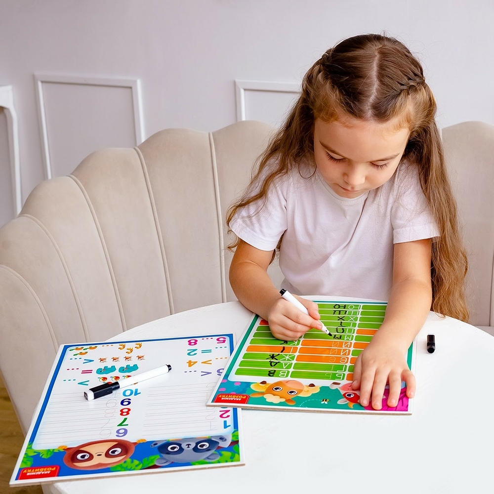 Фото, Видеообзоры дошка-тренажер «абетка» vt5010-25