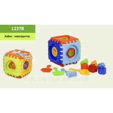 Кубік-конструктор 1237В ІЗ 6-ти деталів в сіт
