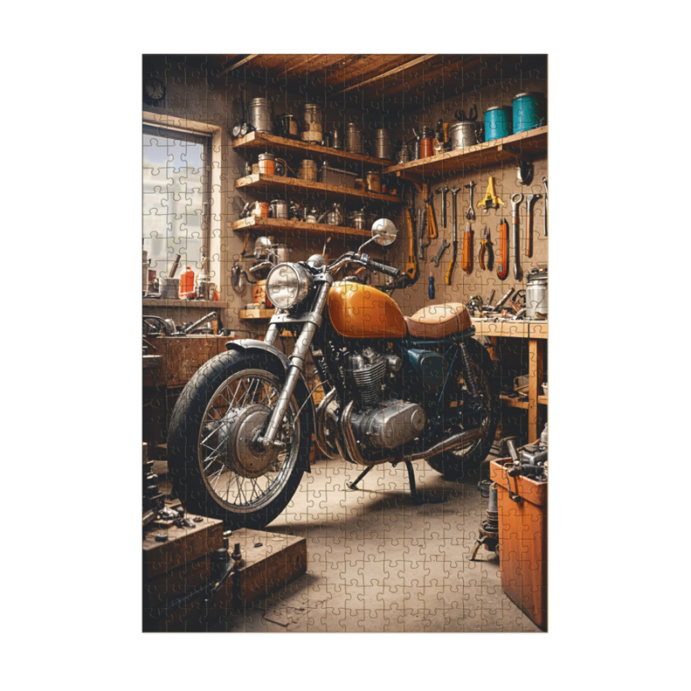 Фото, Видеообзоры пазл dodo транспорт мотоциклетний гараж