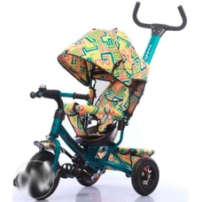 Велосипед триколісний TILLY Trike T-351-3 БІРЮЗОВИЙ з надувними колесами / 1 /