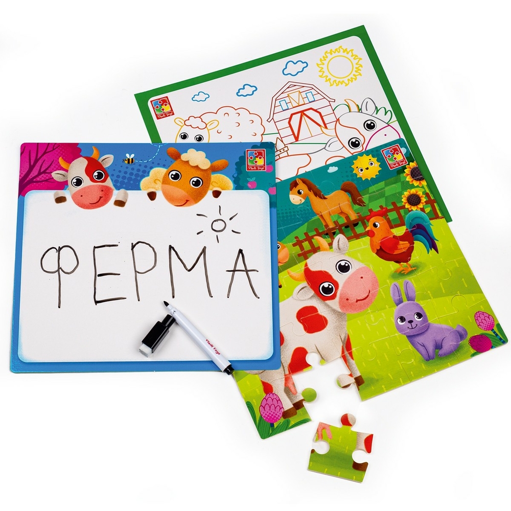 Фото, Відеоогляди набір 4в1 «ферма» vt2002-01