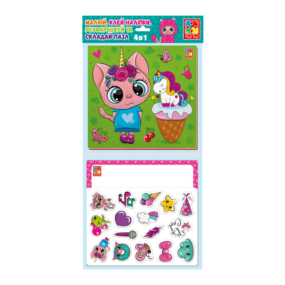 Фото, Видеообзоры набір для творчості vladi toys 4 в 1. солодкі розваги. vt4210-14