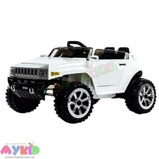 Електромобіль T-7825 WHITE джип на Bluetooth 2.4G Р/У 2*6V4.5AH мотор 2*25W с MP3 110*69*55 ш.к. /1/