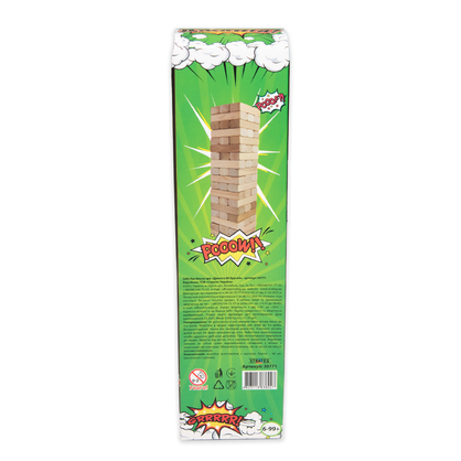 Фото, Видеообзоры настільна гра strateg джанга 60 дерев'яних брусків українською мовою (30771)