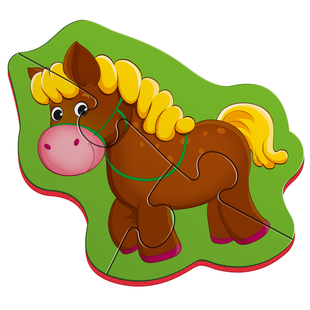 Фото, Видеообзоры магнітні бебі пазли «коник та порося» vt3208-09