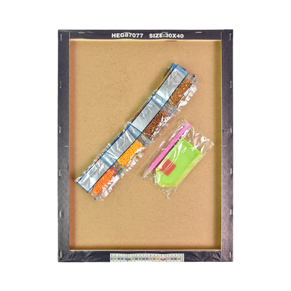 Фото, Видеообзоры алмазна мозаїка strateg преміум пес в рожевій ковдрі розміром 30х40 см (heg88150)