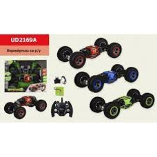 Перевертиш UD2169А (12шт/2) акум на р/у3 кольори, р-р іграшки-33*18*9см