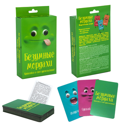 Фото, Видеообзоры настільна гра strateg шалені мордахи російською мовою (30856)