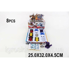 Ігровий набір 123-7 (60шт) Скрічер 3 вида трансформер в коробці 12,5*6,6*6,4см