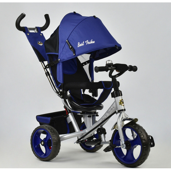 Велосипед 3-х колёс. 5700-4230 Best Trike(1)синій поворот сидіння, колеса EVA(піна)