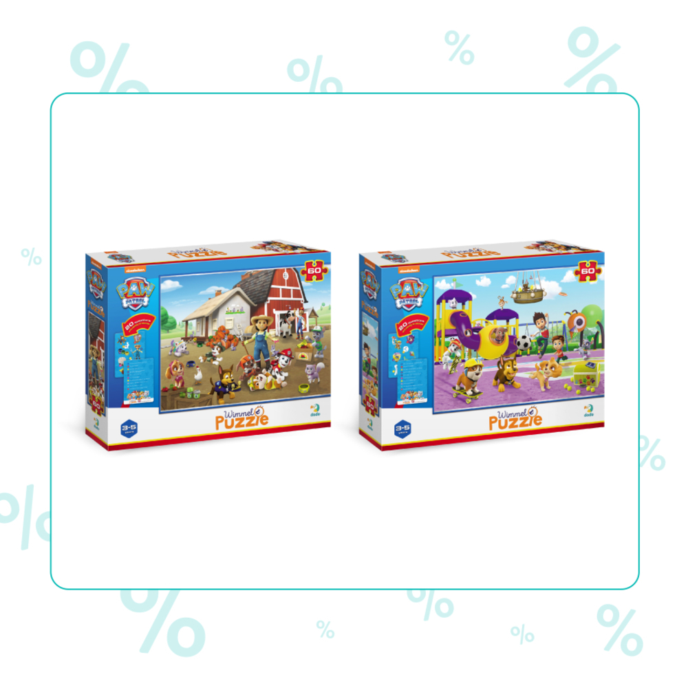 Фото, Видеообзоры набір віммельпазлів dodo paw patrol