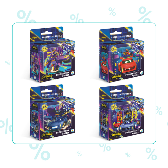 Отзывы  набір пазлів dodo batwheels progressive