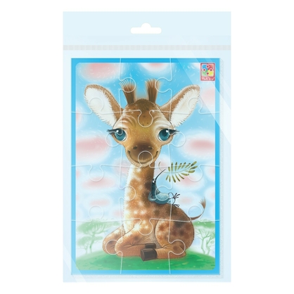 Фото, Відеоогляди гра розвиваюча vladi toys м'які пазли а5 малюк зможе "жираф"