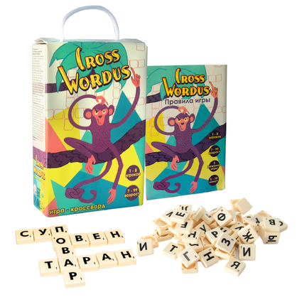 Фото, Видеообзоры настільна гра strateg cross wordus гра у слова російською мовою (30812)