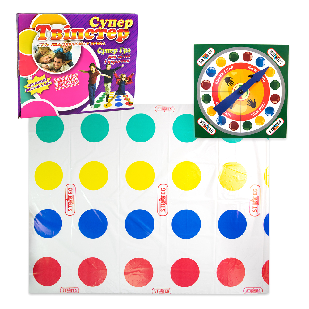 Фото, Відеоогляди розважальна гра твістер strateg супер твіпстер українською мовою (379)