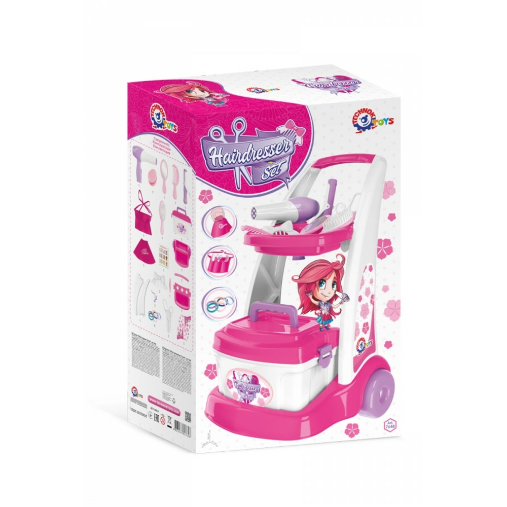 Фото, Видеообзоры іграшка "набір перукаря технок", арт.9314