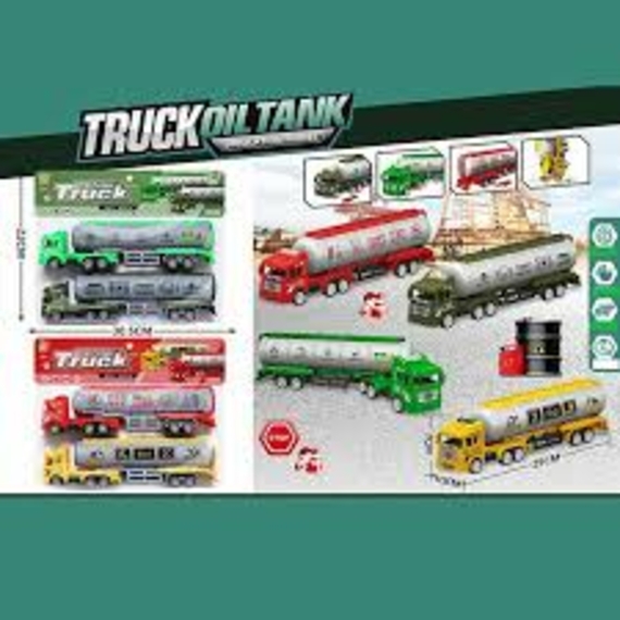 Набір машин BQ600-62 (144/2) 2 види, 2 бензовози, інерція, у пакеті