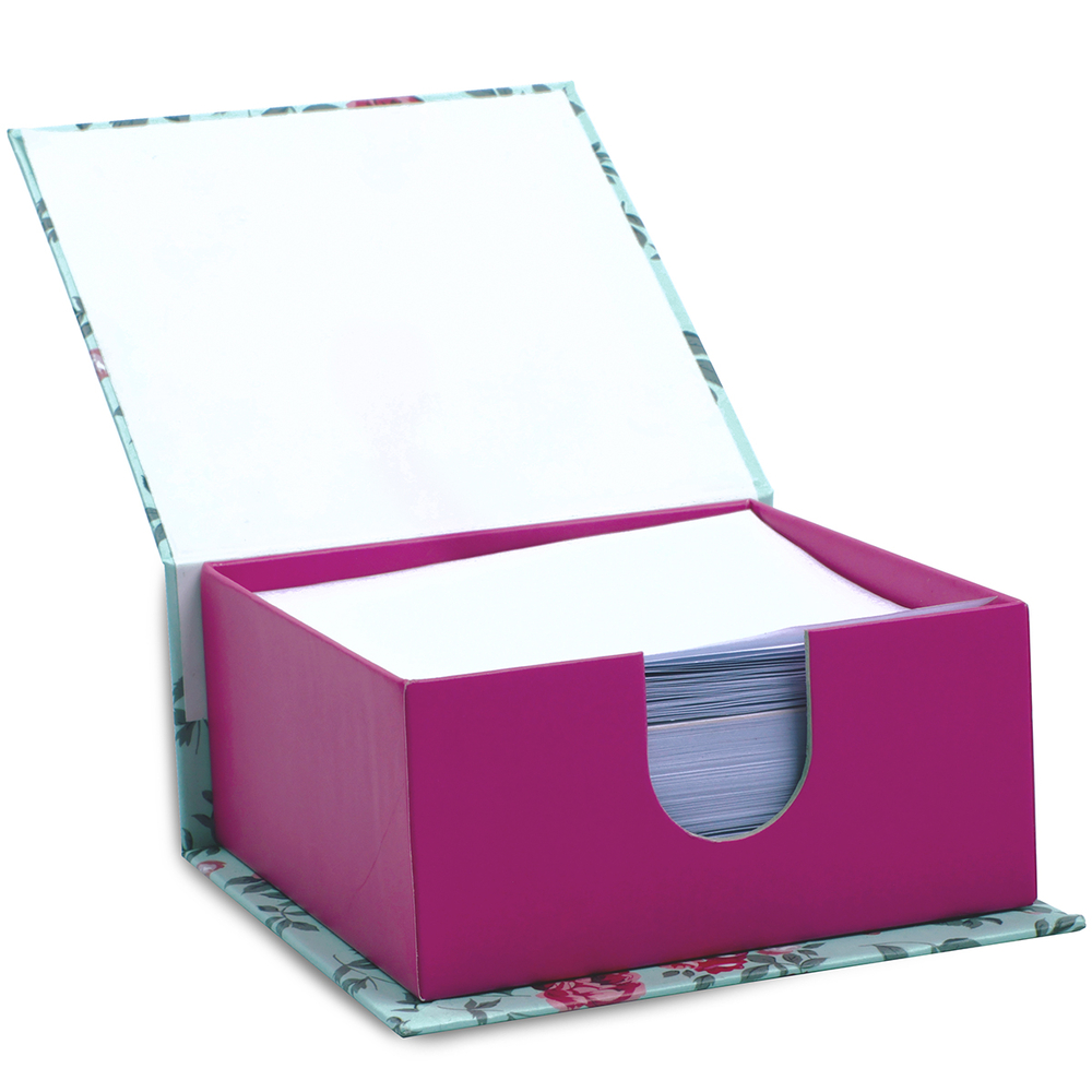 Фото, Видеообзоры картонний бокс з папером для нотаток 90х90мм vt9901-80