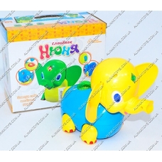 Гра 348931 R/0988 (48шт) слоненок Нюня, муз, свет, на бат-ке, в кор-ке, 19,5-10,5-17см