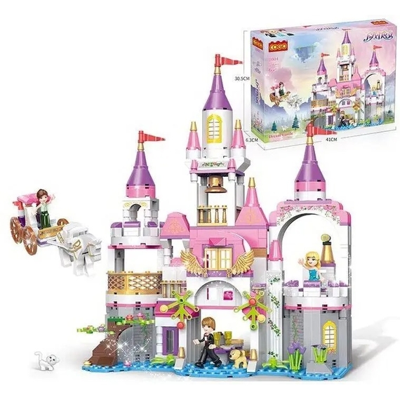 Конструктор Cogo 2001 Girls Замок Принцеси, 516 деталей, класичний